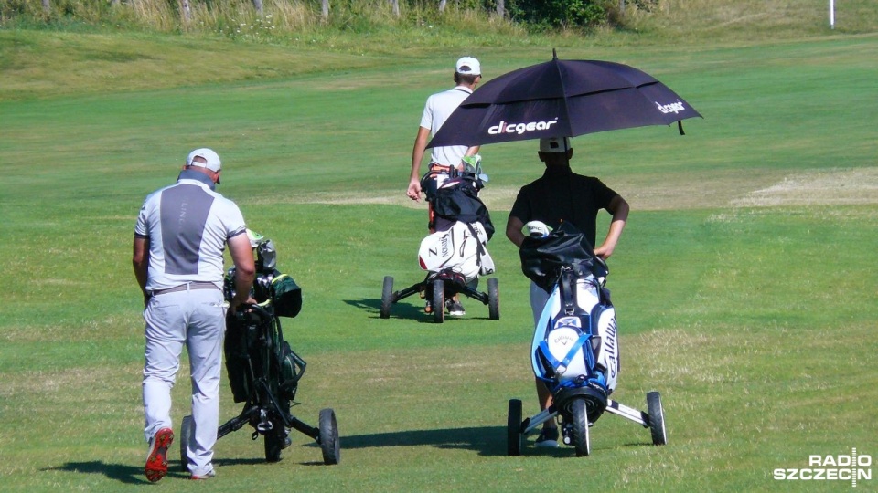 Niedziela była ostatnim dniem najstarszego golfowego turnieju w Polsce, Floating Garden Szczecin Open. Fot. Piotr Tolko [Radio Szczecin]