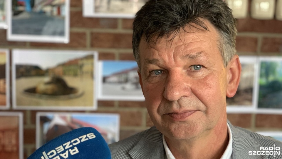 Jak mówi burmistrz Morynia, Józef Piątek, ma się też zmienić charakter targowiska. Fot. Katarzyna Świerczyńska [Radio Szczecin]