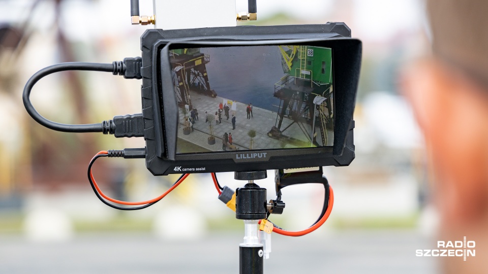 W przyszłym sezonie dron zostanie doposażony w kamerę termowizyjną, która pozwoli prowadzić poszukiwania w każdych warunkach. Fot. Robert Stachnik [Radio Szczecin]