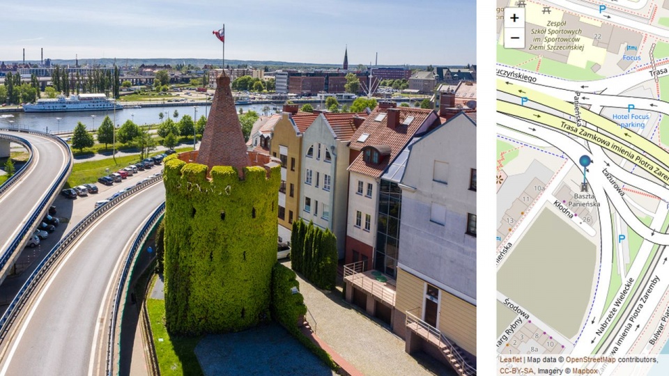 Zabytki są zaznaczone na mapie, co ma ułatwić zlokalizowanie ich i dojście do nich. źródło: https://zabytki.szczecin.pl/