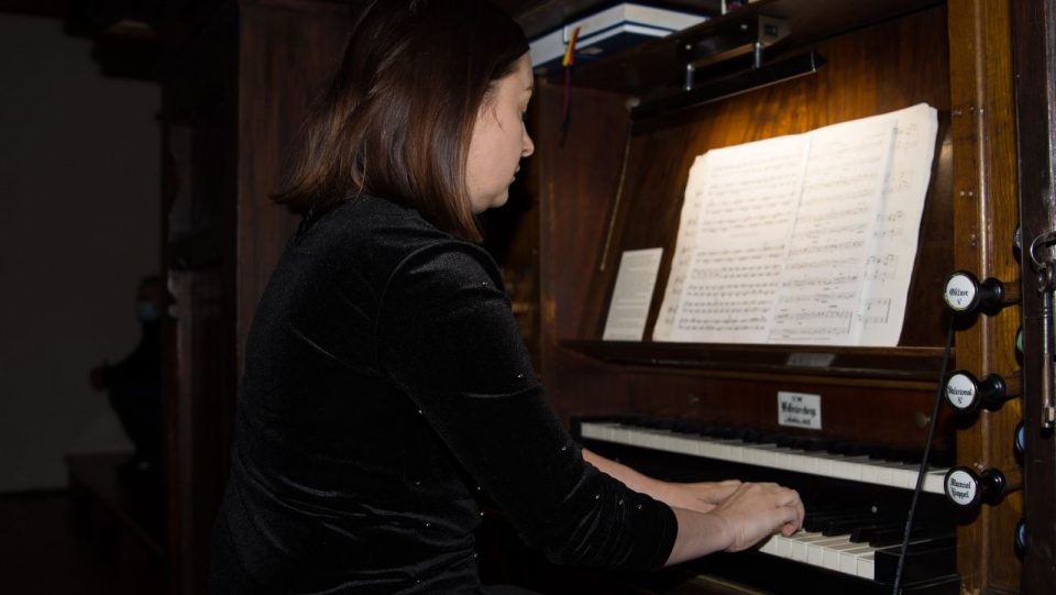 Katarzyna Ganczarska – organistka. Fot. Jan Olczak