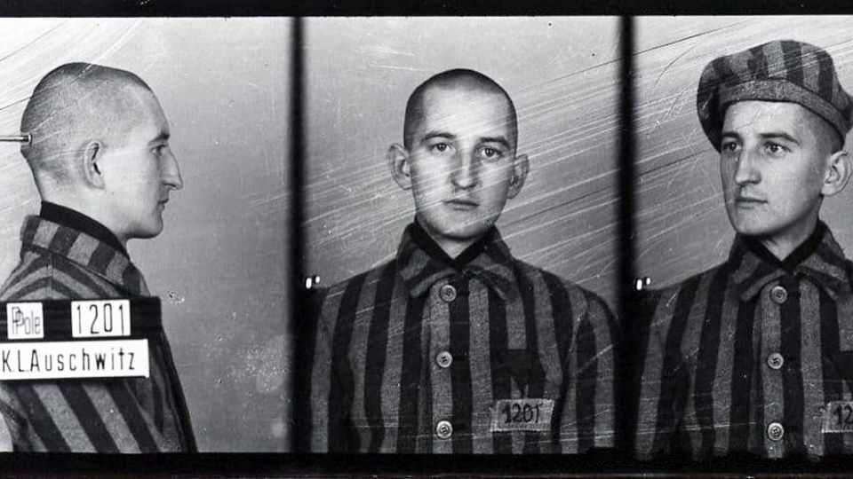 Franciszek Blachnicki jako więzień KL Auschwitz numer obozowy 1201. Oświęcim 1940. https://pl.wikipedia.org/wiki/Franciszek_Blachnicki