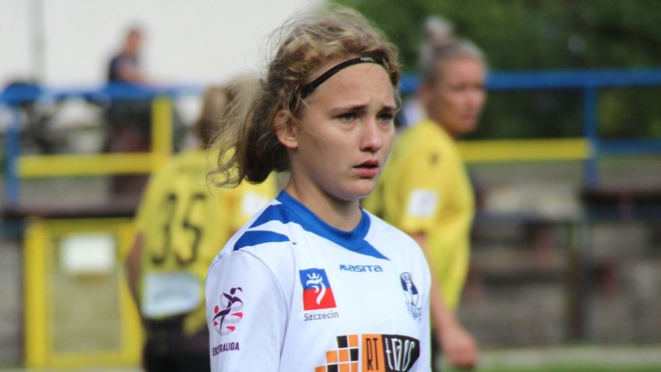 Amelia Bińkowska z Olimpii Szczecin. Fot. facebook.com/MKSOlimpiaSzczecin/