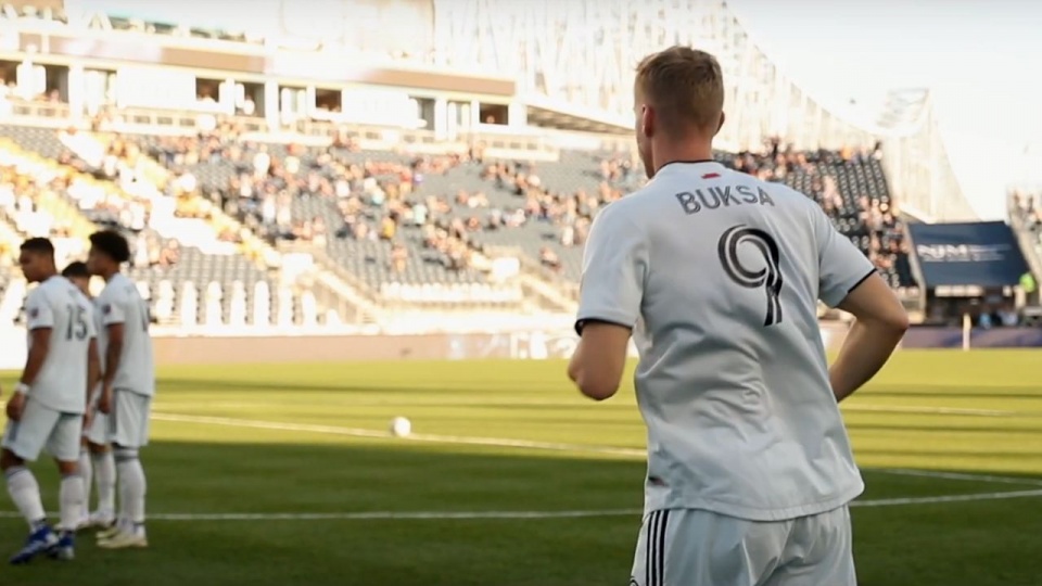 Adam Buksa w barwach New England Revolution. Fot. YouTube / New England Revolution