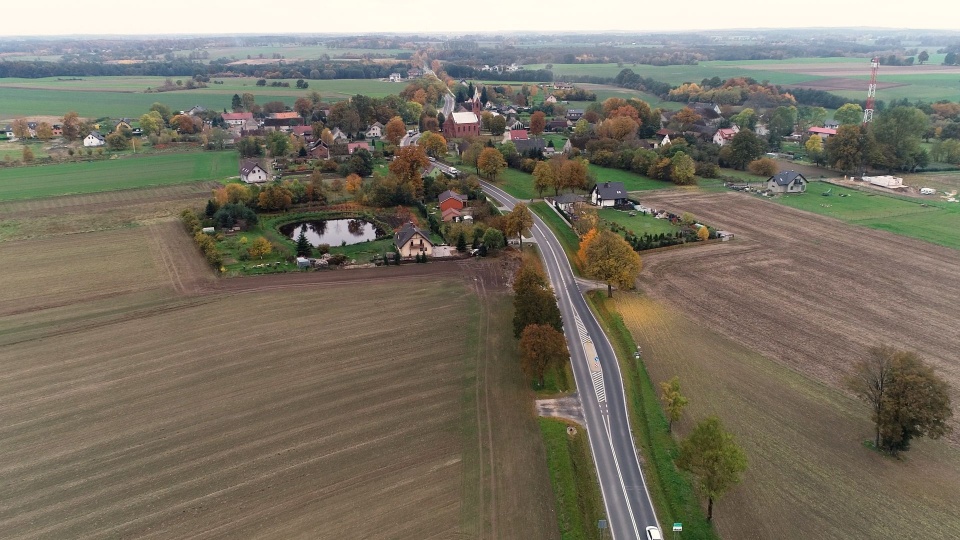 Przebudowana droga wojewódzka nr 109. Fot. Urząd Marszałkowski Województwa Zachodniopomorskiego