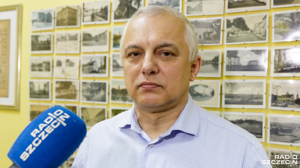 Arkadiusz Czerwiński, burmistrz Reska. Fot. Robert Stachnik [Radio Szczecin]