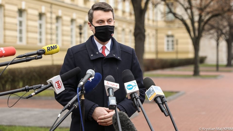 Rzecznik rządu Piotr Mueller. Fot. twitter.com/PremierRP