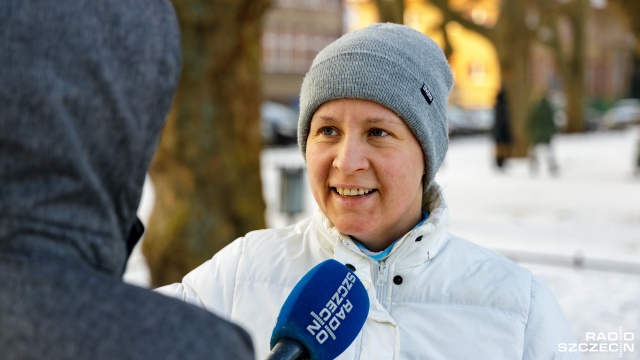 Fot. Robert Stachnik [Radio Szczecin] Szczecinianie korzystają z zimowej aury. "Nie ma złej pogody, jest złe ubranie" [ZDJĘCIA]