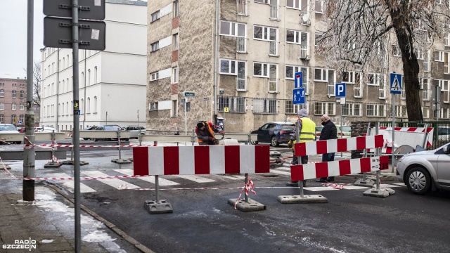 Fot. Wojciech Ochrymiuk [Radio Szczecin] Wraca ciepło do mieszkań w okolicy Drzymały [ZDJĘCIA]