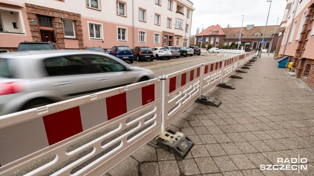 Fot. Robert Stachnik [Radio Szczecin] Wymiana torowisk w centrum Szczecina. Od soboty kolejne zmiany dla kierowców [ZDJĘCIA]