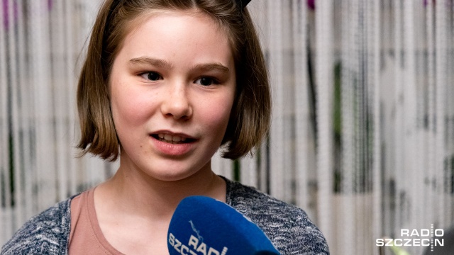 Fot. Robert Stachnik [Radio Szczecin] 10-letnia Nikola ze Szczecina napisała piosenkę [WIDEO, ZDJĘCIA]