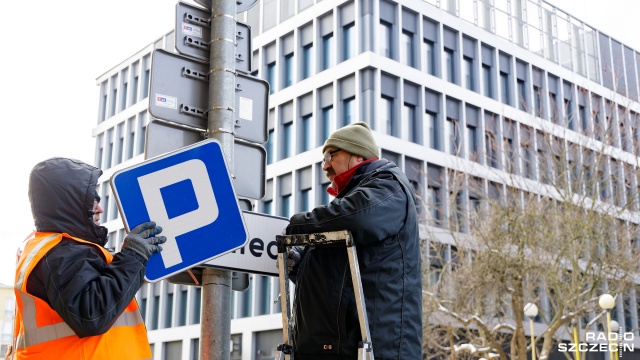 Fot. Robert Stachnik [Radio Szczecin] Droższe parkowanie na Starym Mieście [ZDJĘCIA]