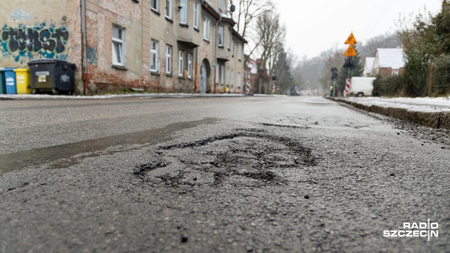 Fot. Robert Stachnik [Radio Szczecin] Przebudowa dróg na Skolwinie [WIDEO, ZDJĘCIA]