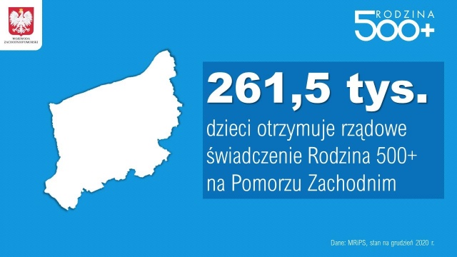 Fot. twitter.com/zuw_szczecin Miliardy trafiły do rodzin na Pomorzu Zachodnim
