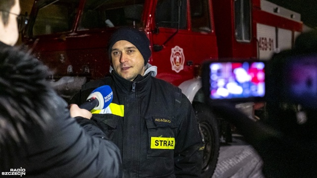 Fot. Wojciech Ochrymiuk [Radio Szczecin] Strażacy-ochotnicy zachęcają do pomocy [WIDEO, ZDJĘCIA]