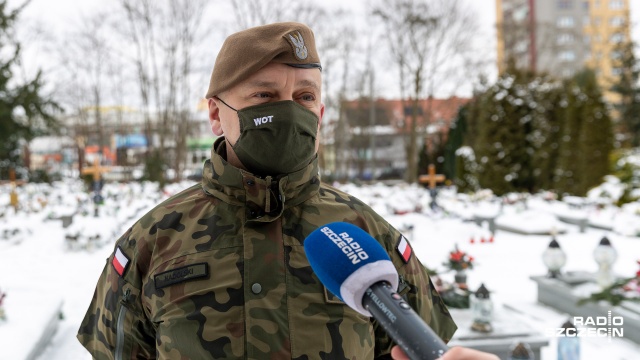 Fot. Robert Stachnik [Radio Szczecin] Terytorialsi pamiętają o kombatantach [WIDEO, ZDJĘCIA]
