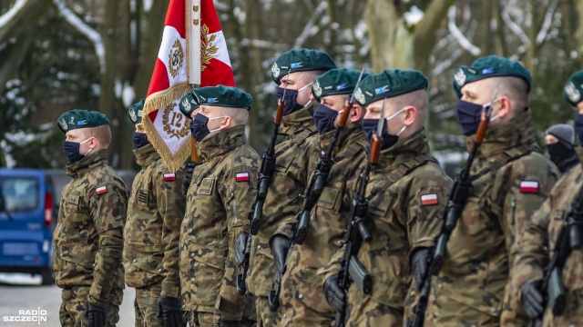 Fot. Wojciech Ochrymiuk [Radio Szczecin] "Mamy obowiązek pamiętać o żołnierzach Armii Krajowej" [WIDEO, ZDJĘCIA]