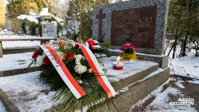 Fot. Robert Stachnik [Radio Szczecin] Rocznica zrzutu Cichociemnych. "Są ważnymi kotwicami pamięci" [WIDEO, ZDJĘCIA]