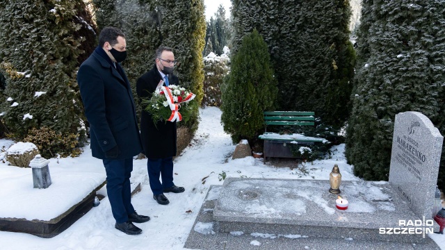 Fot. Robert Stachnik [Radio Szczecin] Rocznica zrzutu Cichociemnych. "Są ważnymi kotwicami pamięci" [WIDEO, ZDJĘCIA]