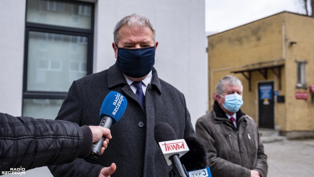 Szpitale tymczasowe są potrzebne, a ich krytyka przez Platformę Obywatelską nieuprawniona. Fot. Wojciech Ochrymiuk [Radio Szczecin] PiS: Krytyka szpitali tymczasowych przez PO nieuprawniona [WIDEO, ZDJĘCIA]