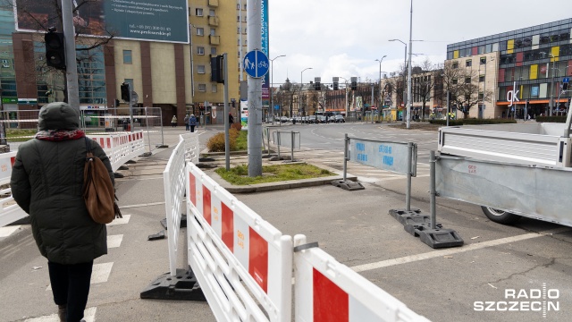 Fot. Robert Stachnik [Radio Szczecin] Kolejny etap torowej rewolucji w centrum. Sprawdź, co się zmieni [ZDJĘCIA]