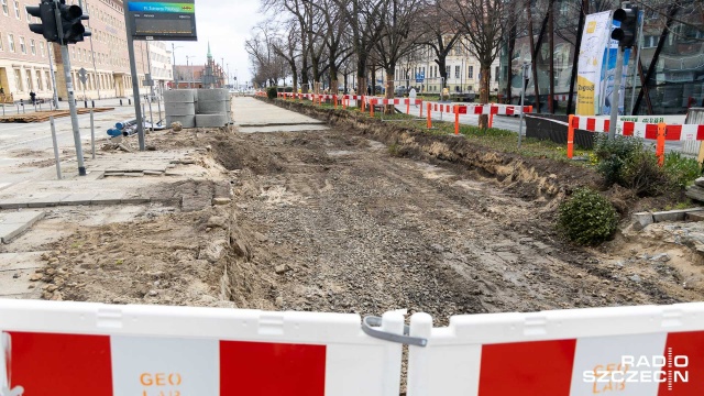 Fot. Robert Stachnik [Radio Szczecin] Kolejny etap torowej rewolucji w centrum. Sprawdź, co się zmieni [ZDJĘCIA]
