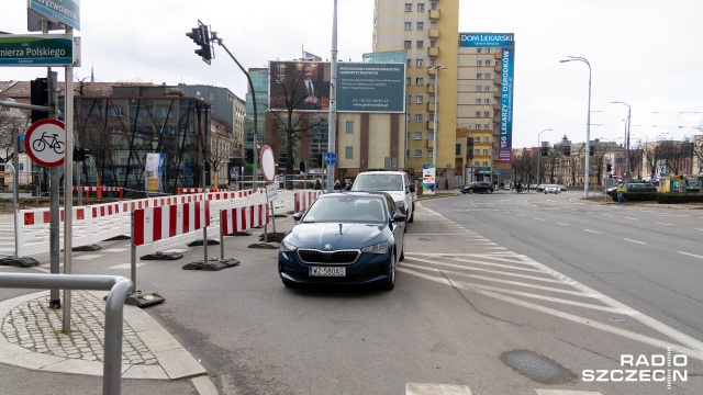 Fot. Robert Stachnik [Radio Szczecin] Kolejny etap torowej rewolucji w centrum. Sprawdź, co się zmieni [ZDJĘCIA]