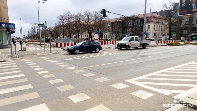 Fot. Robert Stachnik [Radio Szczecin] Kolejny etap torowej rewolucji w centrum. Sprawdź, co się zmieni [ZDJĘCIA]