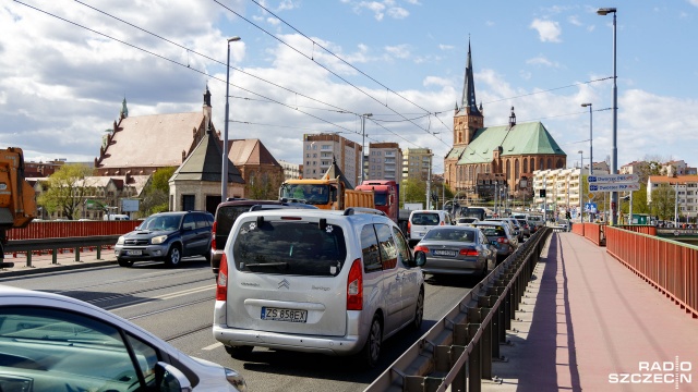 Fot. Robert Stachnik [Radio Szczecin] Piątkowy paraliż na ulicach Szczecina [WIDEO, ZDJĘCIA]