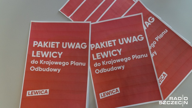 Fot. Robert Stachnik [Radio Szczecin] Lewica stawia warunki przed głosowaniem ws. Krajowego Planu Odbudowy [ZDJĘCIA]