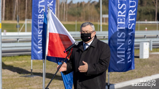 Fot. Robert Stachnik [Radio Szczecin] Kolejny, nowy odcinek S3 oficjalnie otwarty [WIDEO, ZDJĘCIA]