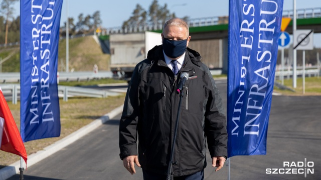 Kolejny, nowy odcinek S3 oficjalnie otwarty. Fot. Robert Stachnik [Radio Szczecin] Kolejny, nowy odcinek S3 oficjalnie otwarty [WIDEO, ZDJĘCIA]