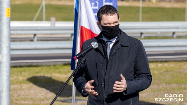 Kolejny, nowy odcinek S3 oficjalnie otwarty. Fot. Robert Stachnik [Radio Szczecin] Kolejny, nowy odcinek S3 oficjalnie otwarty [WIDEO, ZDJĘCIA]