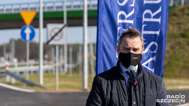 Kolejny, nowy odcinek S3 oficjalnie otwarty. Fot. Robert Stachnik [Radio Szczecin] Kolejny, nowy odcinek S3 oficjalnie otwarty [WIDEO, ZDJĘCIA]