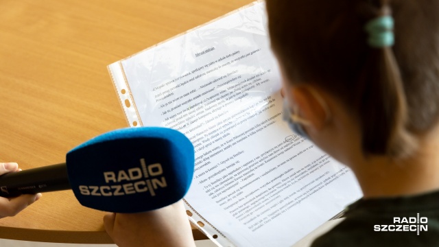 Fot. Robert Stachnik [Radio Szczecin] Epidemia oczami dzieci. Uczniowie szczecińskiej szkoły napisali książkę [WIDEO, ZDJĘCIA]