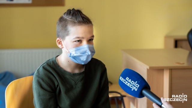 Fot. Robert Stachnik [Radio Szczecin] Epidemia oczami dzieci. Uczniowie szczecińskiej szkoły napisali książkę [WIDEO, ZDJĘCIA]