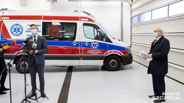 Fot. Robert Stachnik [Radio Szczecin] Zobacz, jak wygląda nowa stacja pogotowia [ZDJĘCIA]