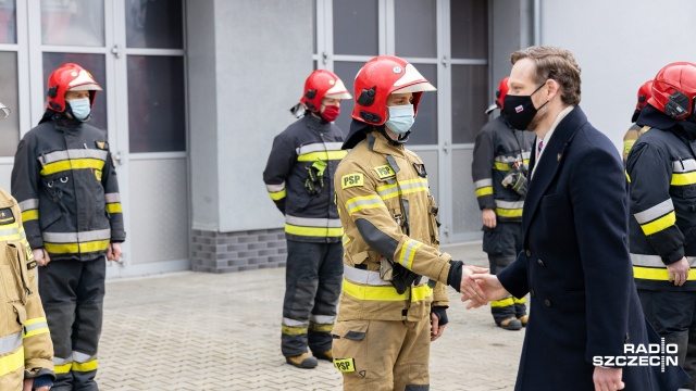 Fot. Robert Stachnik [Radio Szczecin] Strażacy świętują. "Gdyby nie straż..." [WIDEO, ZDJĘCIA]