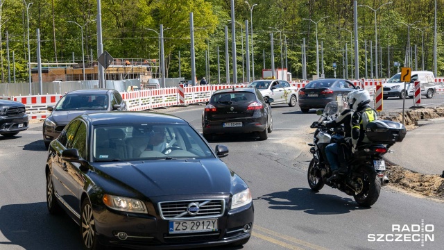 Fot. Robert Stachnik [Radio Szczecin] Autoradio: Korki na węzłach Granitowa i Głębokie. Kiedy będzie lepiej? [WIDEO, ZDJĘCIA]