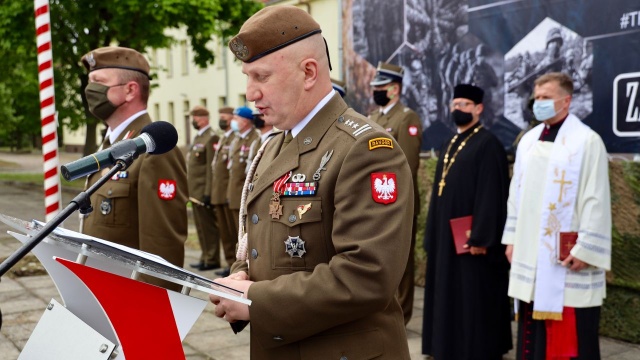 Fot. 14. Zachodniopomorska Brygada Obrony Terytorialnej. Nauczyciele, uczniowie, studenci złożyli przysięgę wojskową [ZDJĘCIA]