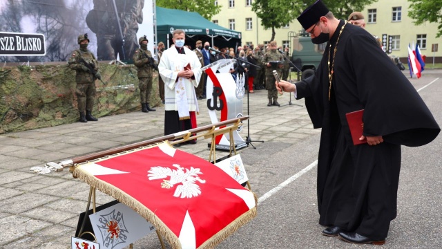 Fot. 14. Zachodniopomorska Brygada Obrony Terytorialnej. Nauczyciele, uczniowie, studenci złożyli przysięgę wojskową [ZDJĘCIA]