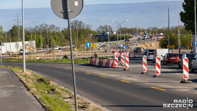 Fot. Robert Stachnik [Radio Szczecin] Rondo przy Węźle Granitowa czeka na kierowców [WIDEO, ZDJĘCIA]