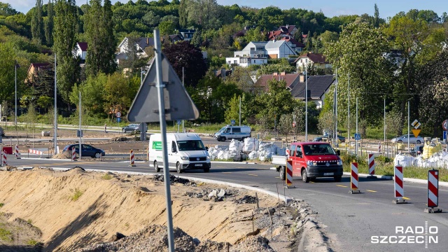 Fot. Robert Stachnik [Radio Szczecin] Rondo przy Węźle Granitowa czeka na kierowców [WIDEO, ZDJĘCIA]
