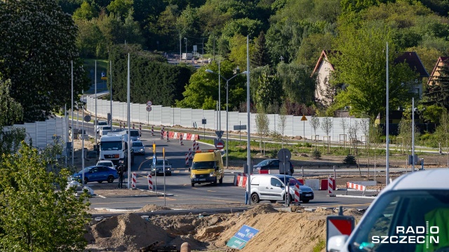 Fot. Robert Stachnik [Radio Szczecin] Rondo przy Węźle Granitowa czeka na kierowców [WIDEO, ZDJĘCIA]
