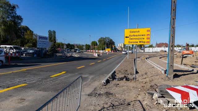 Fot. Robert Stachnik [Radio Szczecin] Rondo przy Węźle Granitowa czeka na kierowców [WIDEO, ZDJĘCIA]