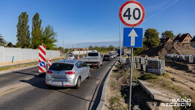 Fot. Robert Stachnik [Radio Szczecin] Rondo przy Węźle Granitowa czeka na kierowców [WIDEO, ZDJĘCIA]