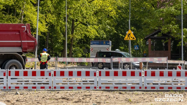 Fot. Robert Stachnik [Radio Szczecin] Węzeł Głębokie z ułatwieniami dla kierowców. Czy skończą się
korki? [WIDEO, ZDJĘCIA]