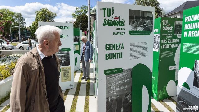Fot. Mateusz Papke [Radio Szczecin] "Tu rodziła się Solidarność Rolników" [WIDEO, ZDJĘCIA]