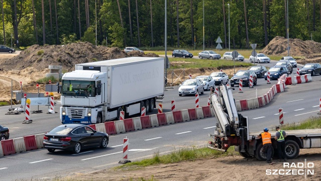 Fot. Robert Stachnik [Radio Szczecin] Przebudowa i korki na A6 do końca czerwca [WIDEO, ZDJĘCIA]
