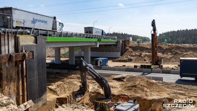 Fot. Robert Stachnik [Radio Szczecin] Przebudowa i korki na A6 do końca czerwca [WIDEO, ZDJĘCIA]